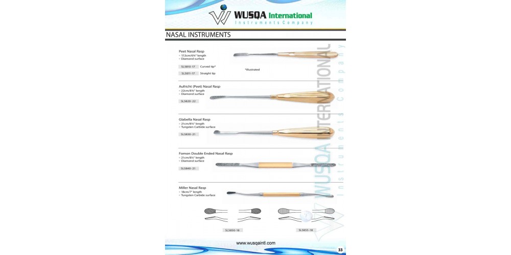 Nasal Instruments 